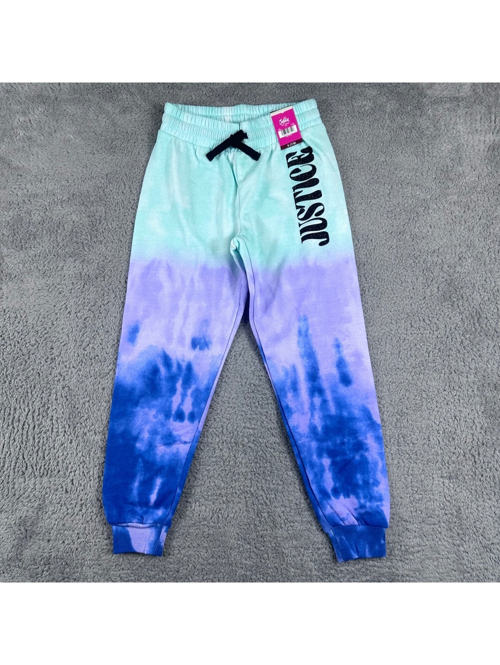 Justice Girls Tie-Dye Jogger Sweatpants Size S (7/8)
